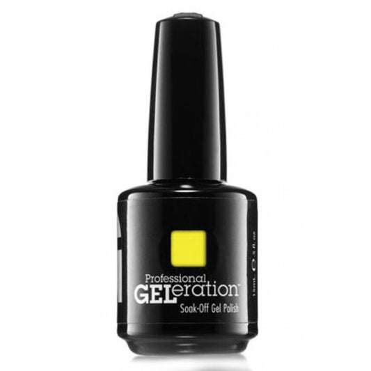 Jessica Jessica, GELeration Colours, Semi-permanenter Nagellack, GEL-788, Gelber Blitz, 15 ml Regular