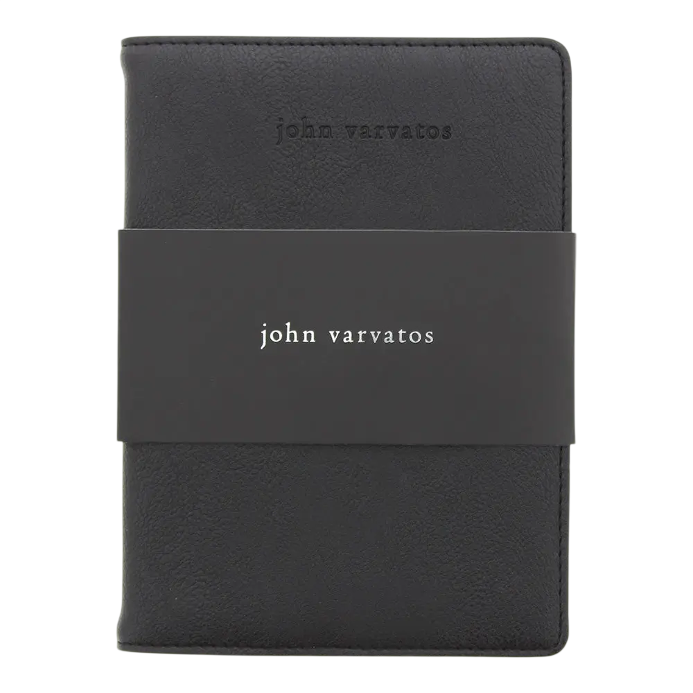 John Varvatos John Varvatos, Notebook, GWP Notizbuch, Schwarz Regular