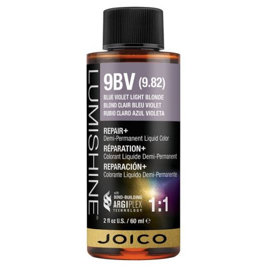Joico Joico, LumiShine, Demi-permanente Haarfarbe, 9BV Blue Violet Light Blonde, 60 ml Regular