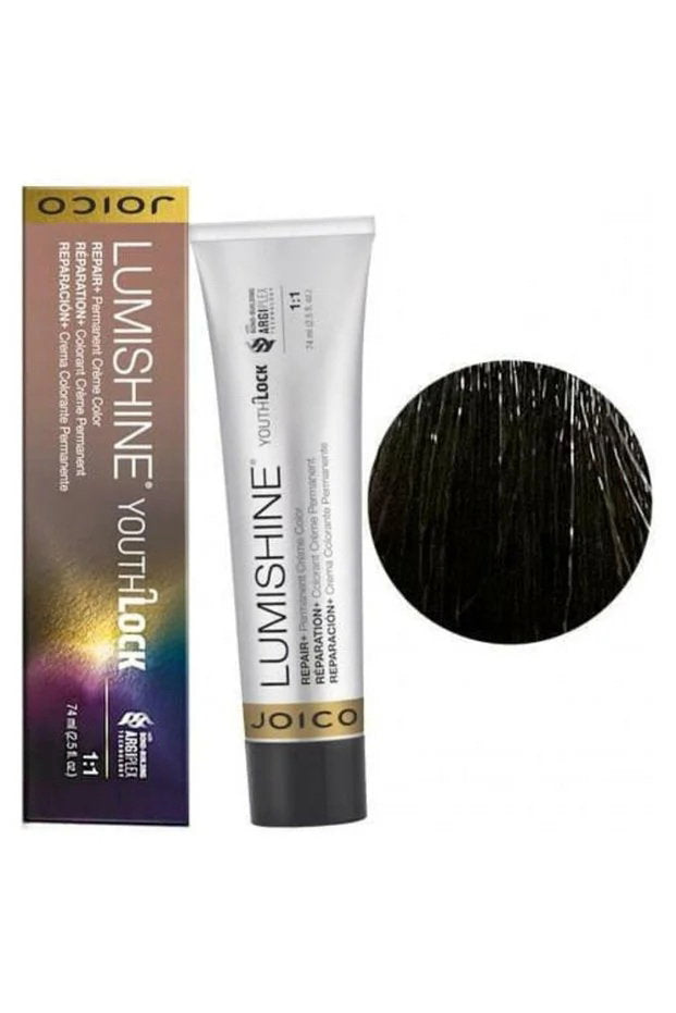Joico Joico, Youth Lock, Permanente Haarfarbe, 3NNA Natural Ash Dark Brown, 74 ml Regular