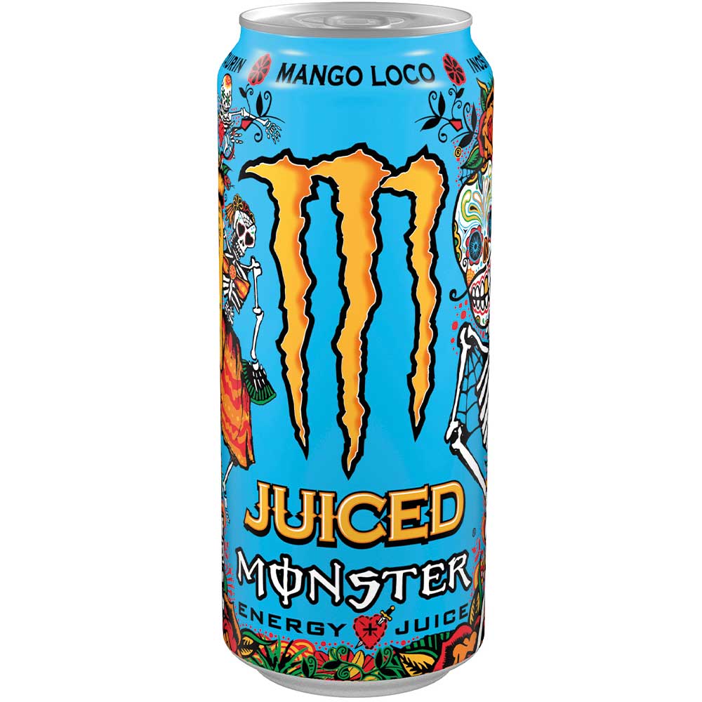 Monster Energy Juiced Mango Loco 500ml Koffeinhaltiges Erfrischungsgetränk