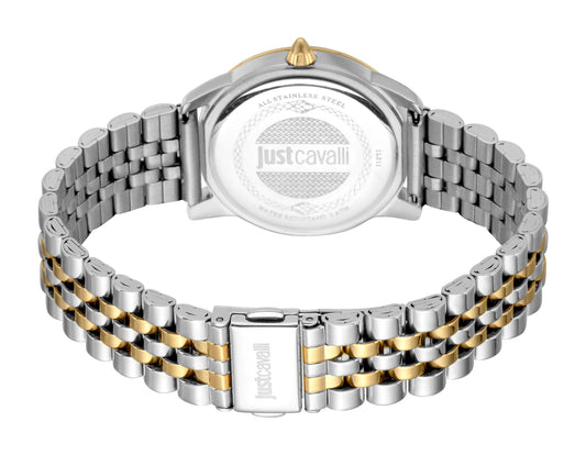 JUST CAVALLI TIME JC1L211M0095 Analoguhr Armbanduhr 38 mm Silber