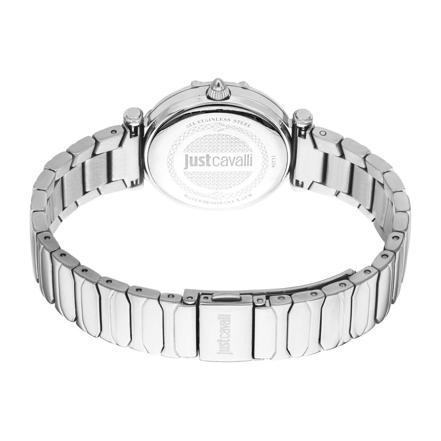 JUST CAVALLI TIME JC1L234M0215 Analoguhr Armbanduhr 20 mm Silber