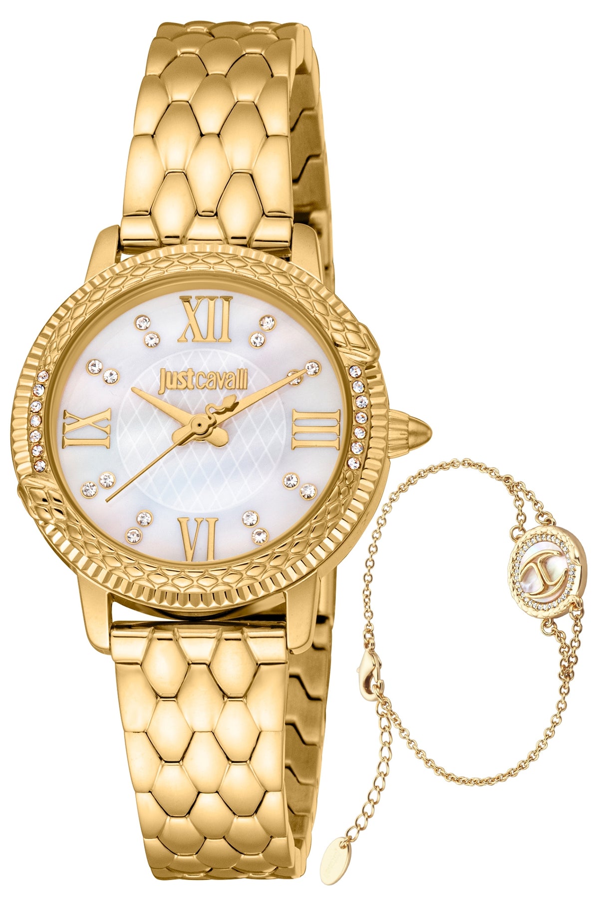 JUST CAVALLI TIME JC1L276M0055 Only Time Armbanduhr 30 mm Gold ansicht-2