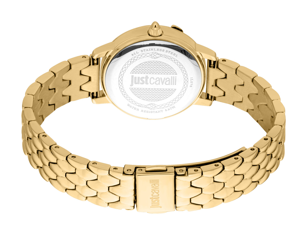 JUST CAVALLI TIME JC1L276M0055 Only Time Armbanduhr 30 mm Gold ansicht-3