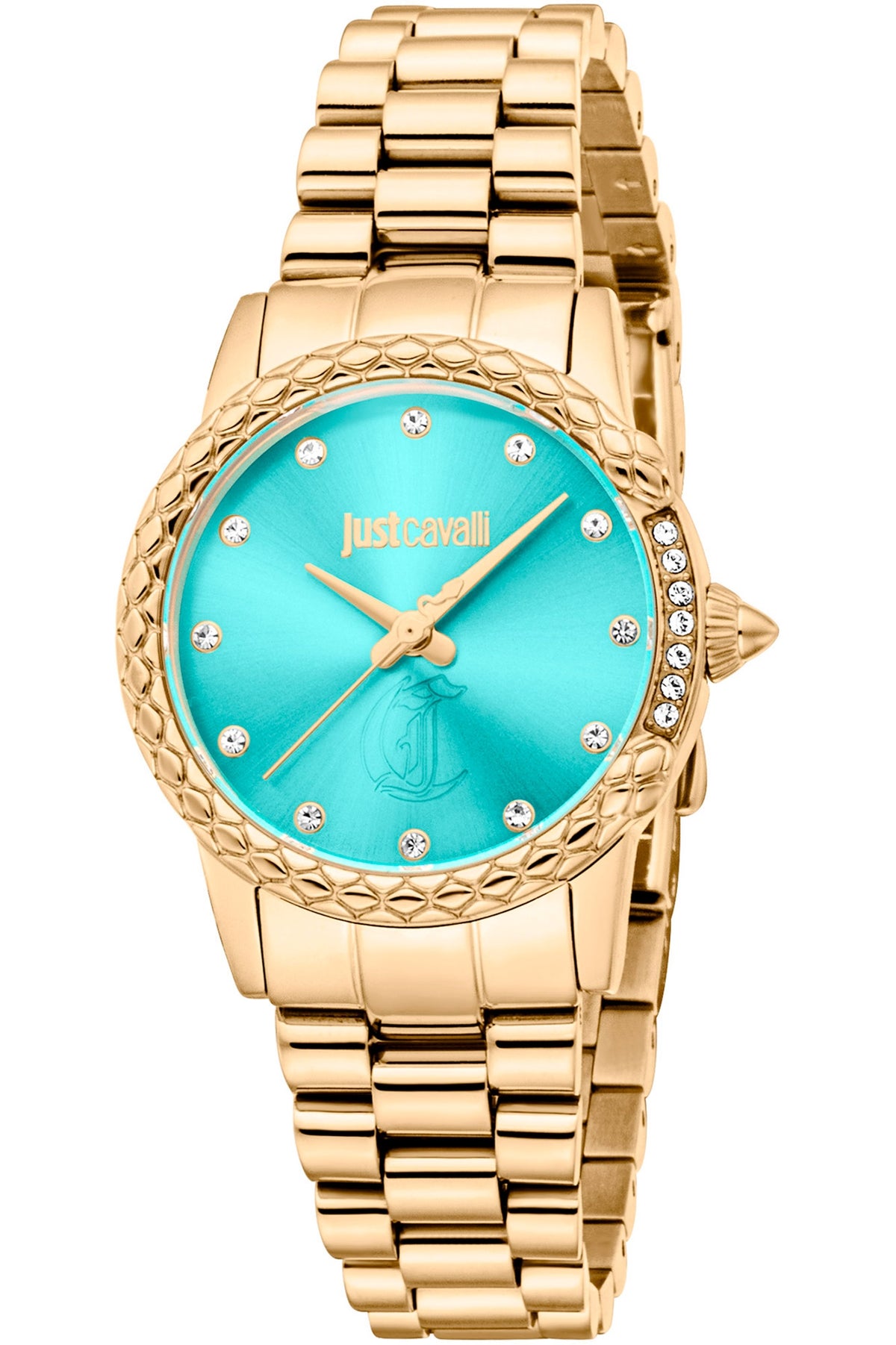 JUST CAVALLI TIME JC1L310M0075 Only Time - Case: 30 mm Armbanduhr 30 mm Gold ansicht-2