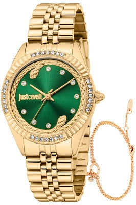 JUST CAVALLI TIME JC1L361M0065 Only Time Armbanduhr 30 mm Gold ansicht-2