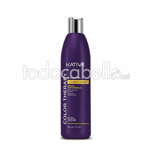 KATIVA KATIVA Color Therapy Blue Violet Anti Efecto Amarillo Conditioner 355 ml Kosmetik