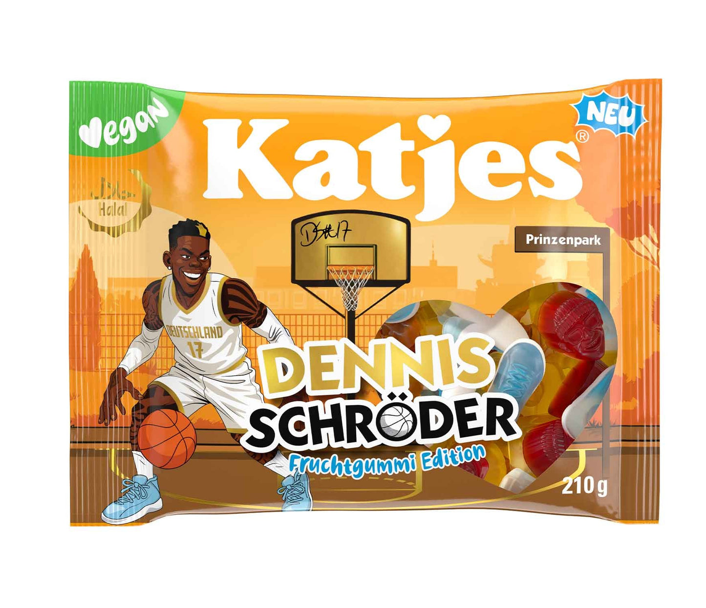 Katjes Dennis Schröder Fruchtgummi Edition 210g