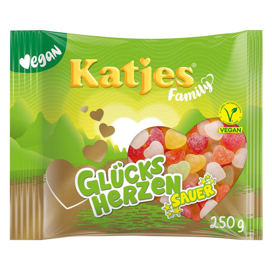 Katjes Family Glücksherzen Sauer 250g - Candyshop.ch