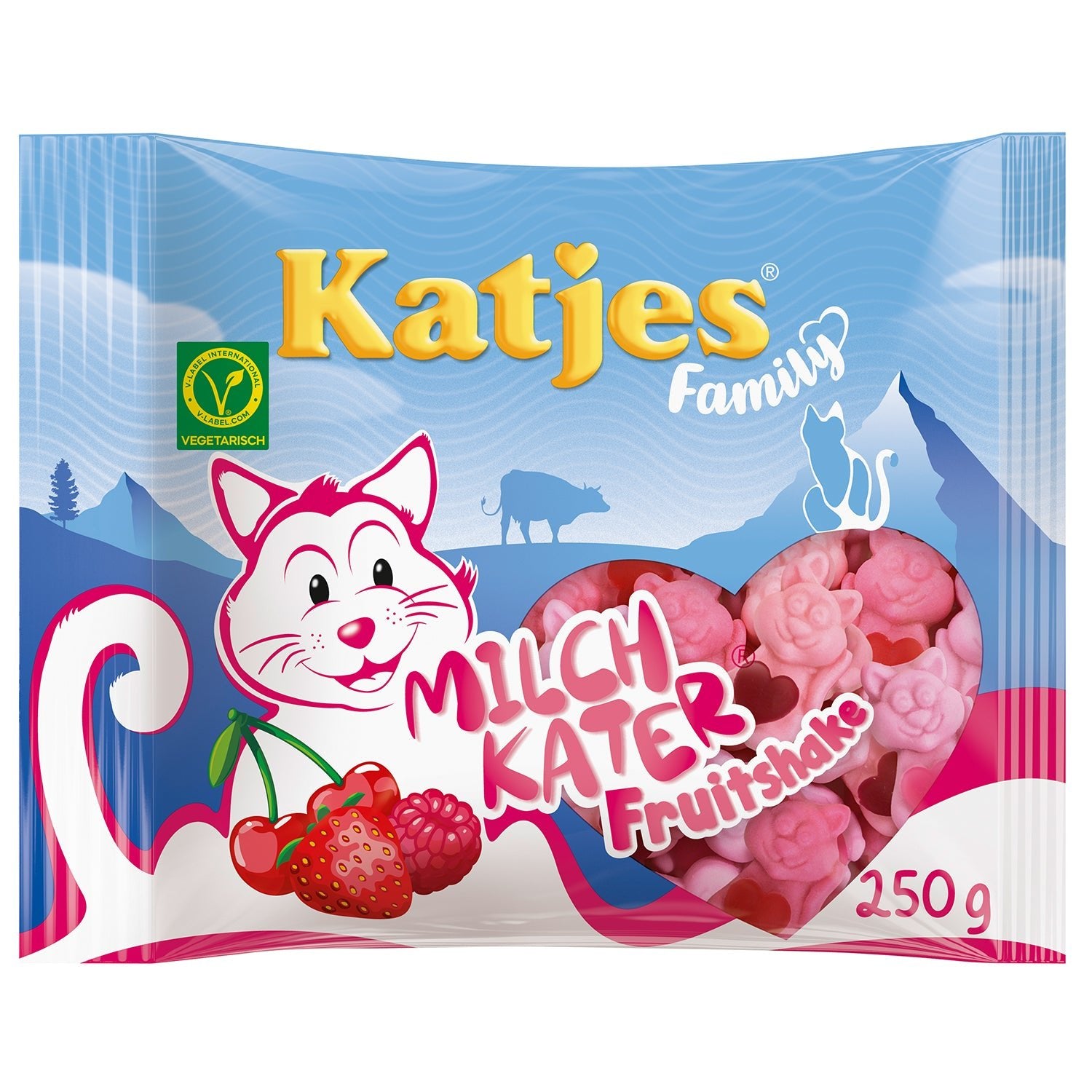Katjes Family Milchkater Fruitshake 250g - Candyshop.ch