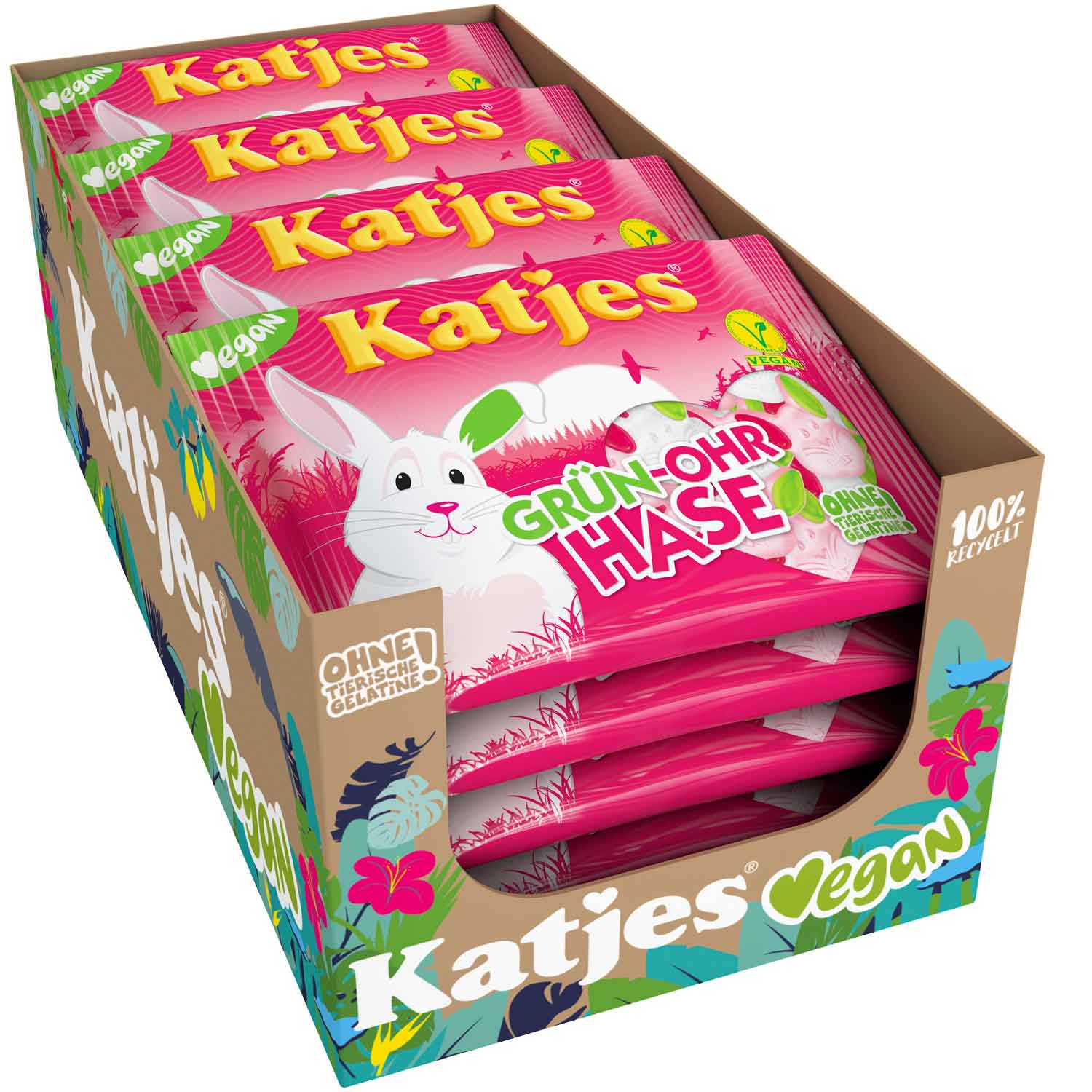 Katjes Grün-Ohr Hase 175g - Candyshop.ch