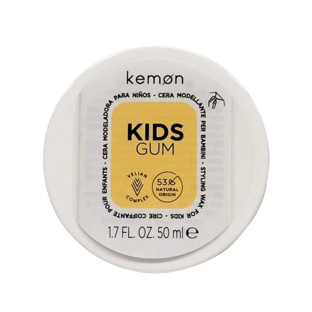 Kemon Kemon, Kids Gum, Haarstylingwachs, Mittel, 50 ml Regular