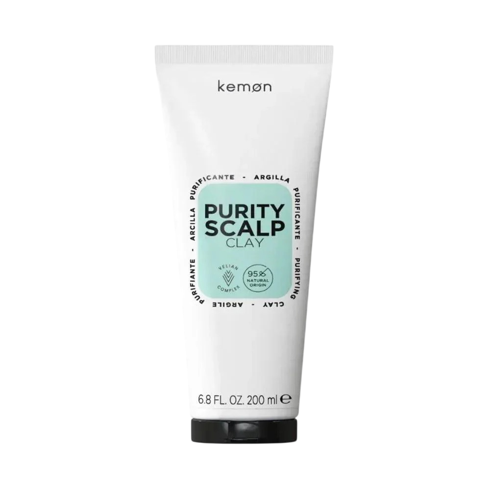 Kemon Kemon, Purity Scalp Clay, Haarbehandlung Tonerde-Maske, Reinigung, 200 ml Regular