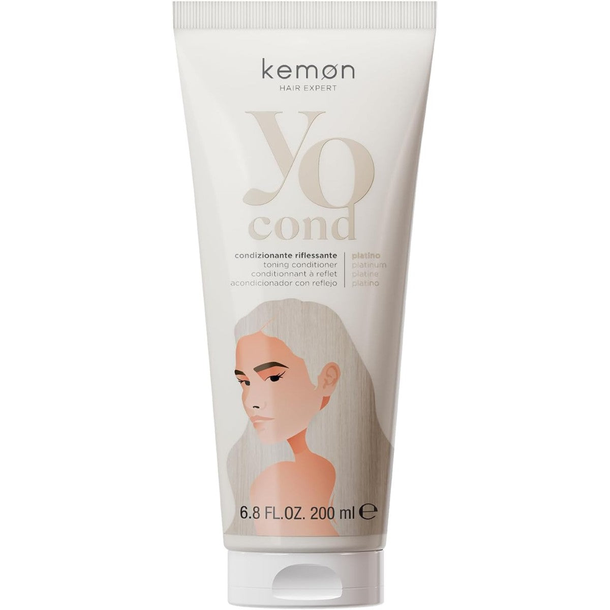 Kemon Kemon, Yo Platino Coloring, Haarfarben-Conditioner, 200 ml Regular