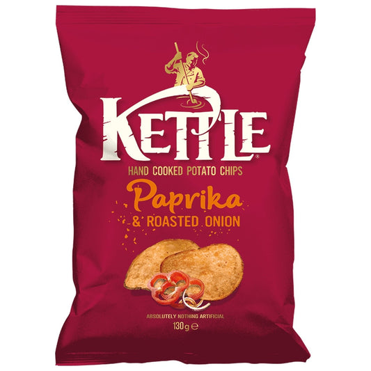 Kettle Chips Paprika & Roasted Onion 130g - Candyshop.ch