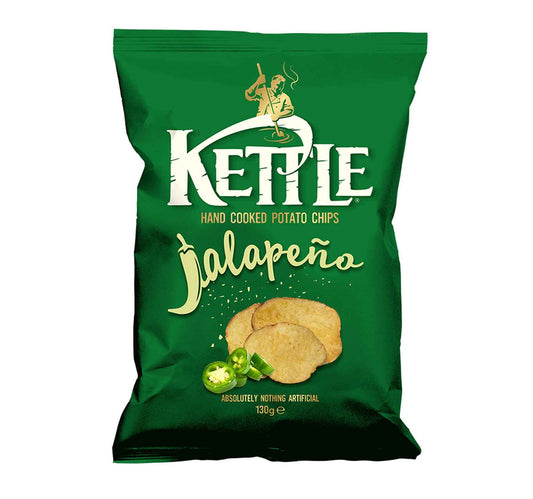 Kettle Chips Jalapeño 130g Kesselchips mit Jalapeño Geschmack