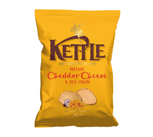Kettle Chips Mature Cheddar Cheese & Red Onion 130g