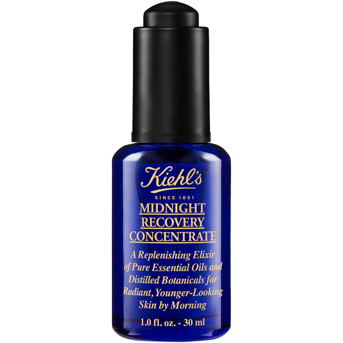Kiehl's Midnight Recovery Concentrate 30 ml – Regenerierendes Nachtöl für strahlende Haut