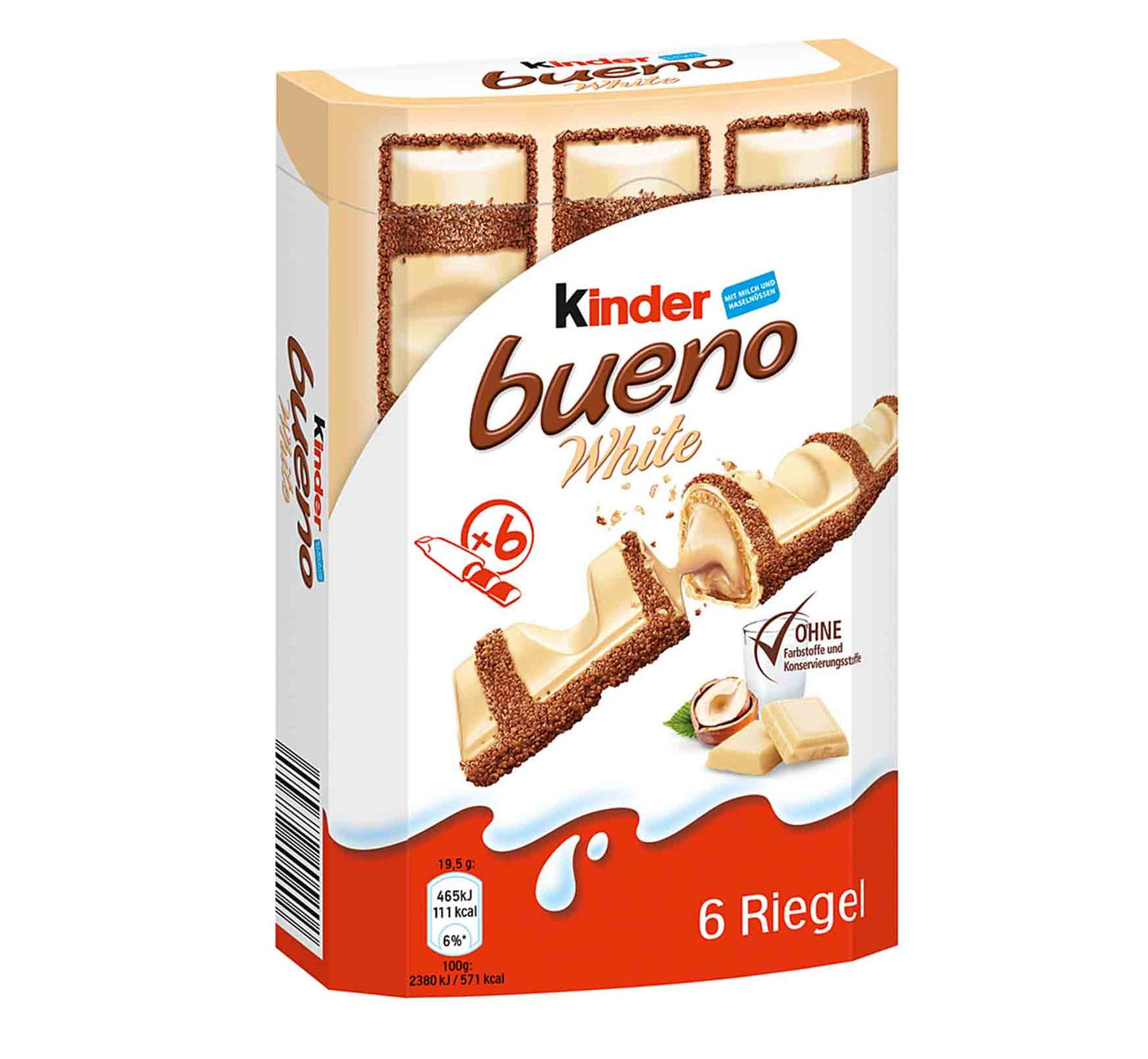 kinder bueno White 6er