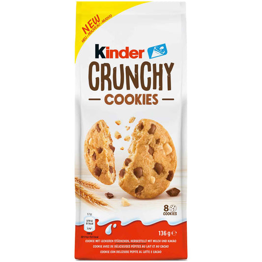 kinder Crunchy Cookies 136g - Candyshop.ch