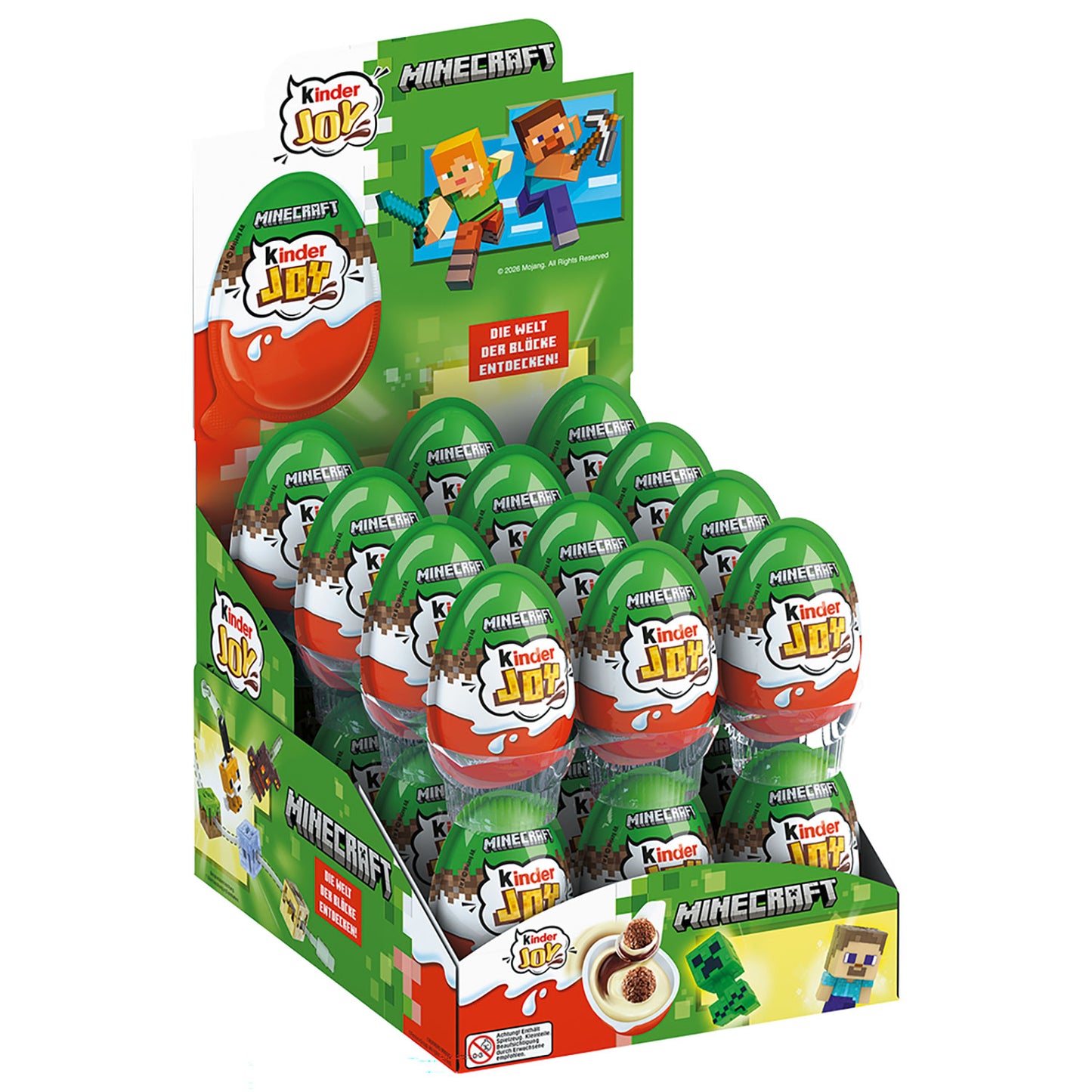 Löffel-Ei Überraschungsei kinder JOY 'Minecraft'