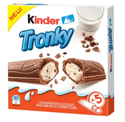 Kinder Tronky Milk & Hazelnut Cream 5er Pack - Candyshop.ch