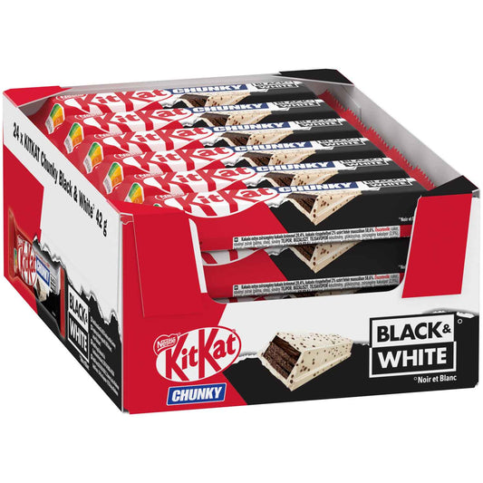KitKat Chunky Black & White 24x42g - Candyshop.ch
