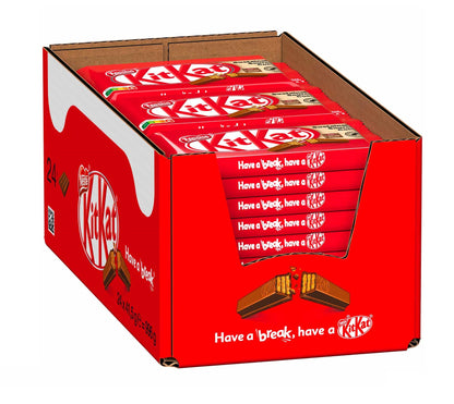 KitKat Classic 24x41,5g Thekendisplay mit 24 Knusperwaffeln in Milchschokolade