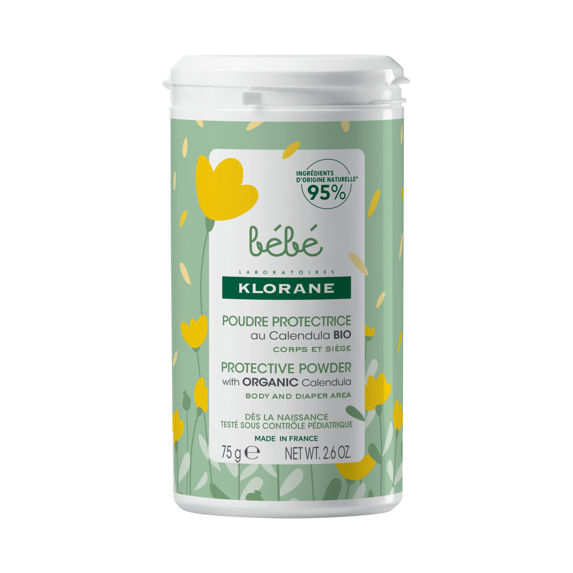 Klorane Klorane, Baby, Schützend, Körperpuder, 75 g Regular
