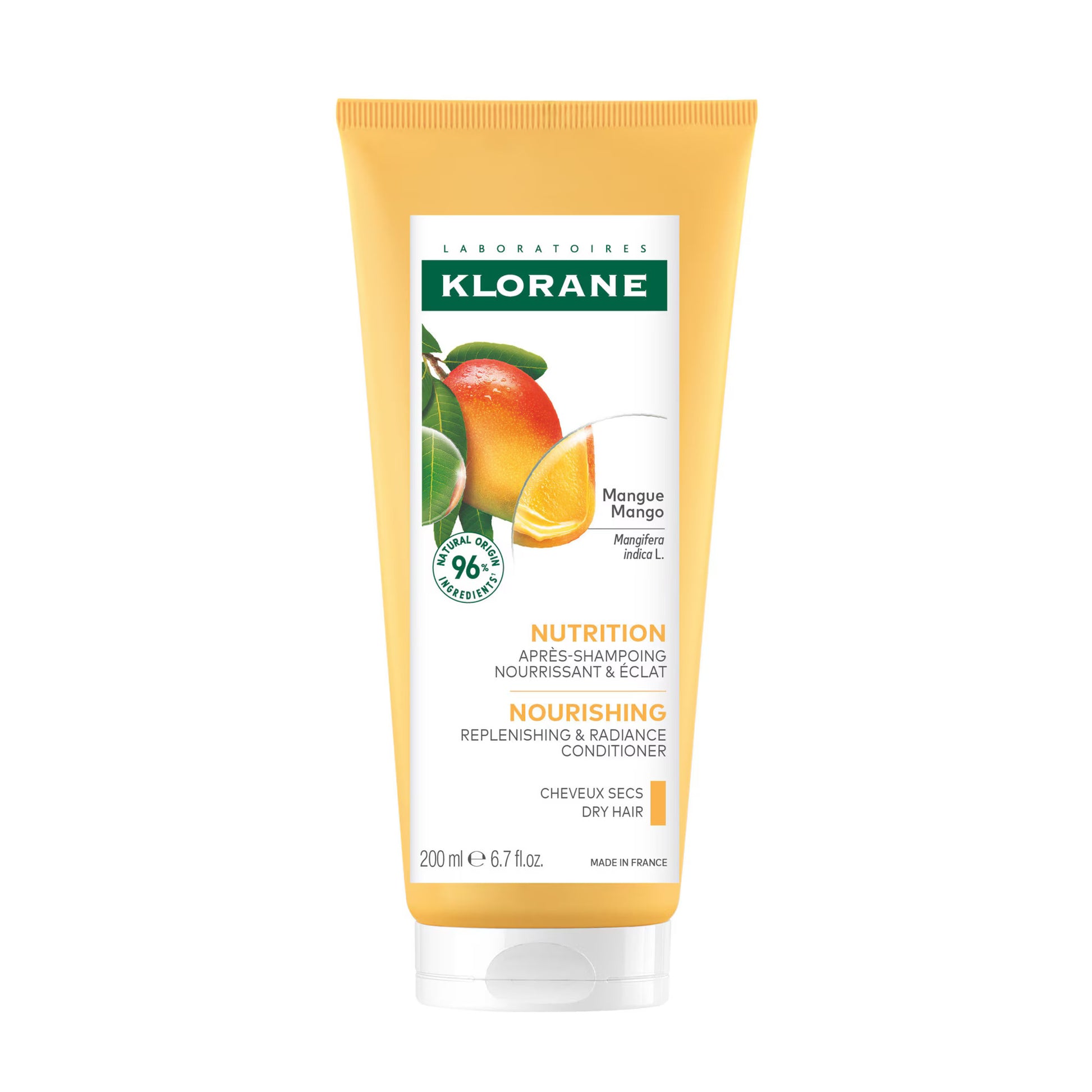 Klorane Klorane, Mango Butter Nutrition, Mango, Haarspülung, Zur Nahrung, 200 ml Regular