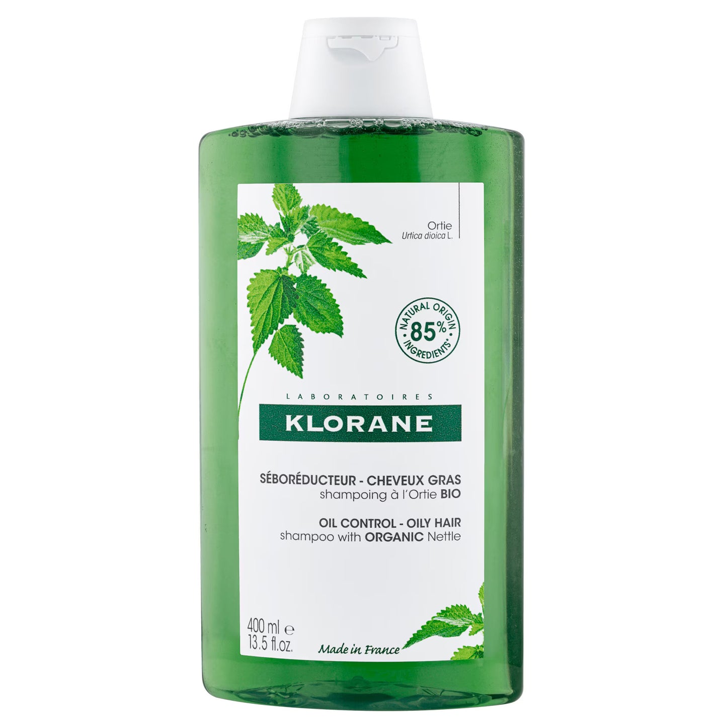 Klorane Klorane, Nettle, Haarshampoo, Ölkontrolle, 400 ml Regular