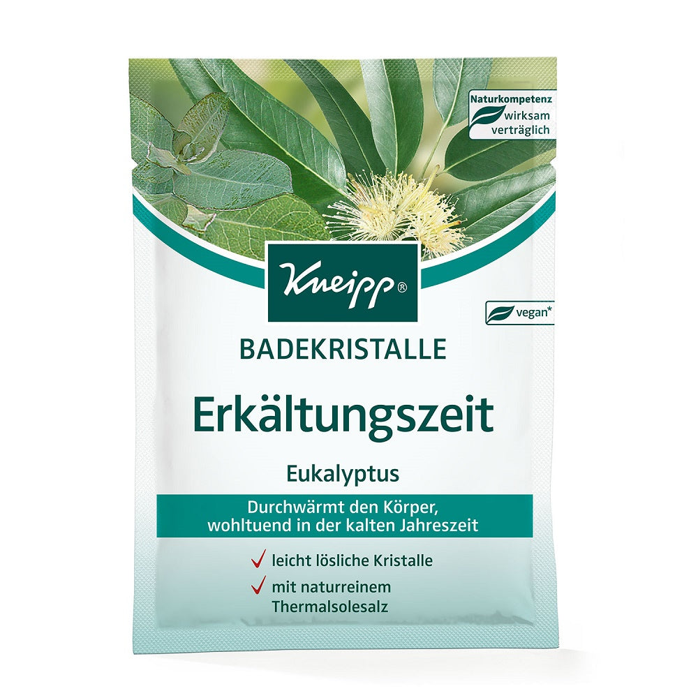 Kneipp Eucalyptus Badesalz 60 g – Entspannendes Badeerlebnis für Körper & Geist