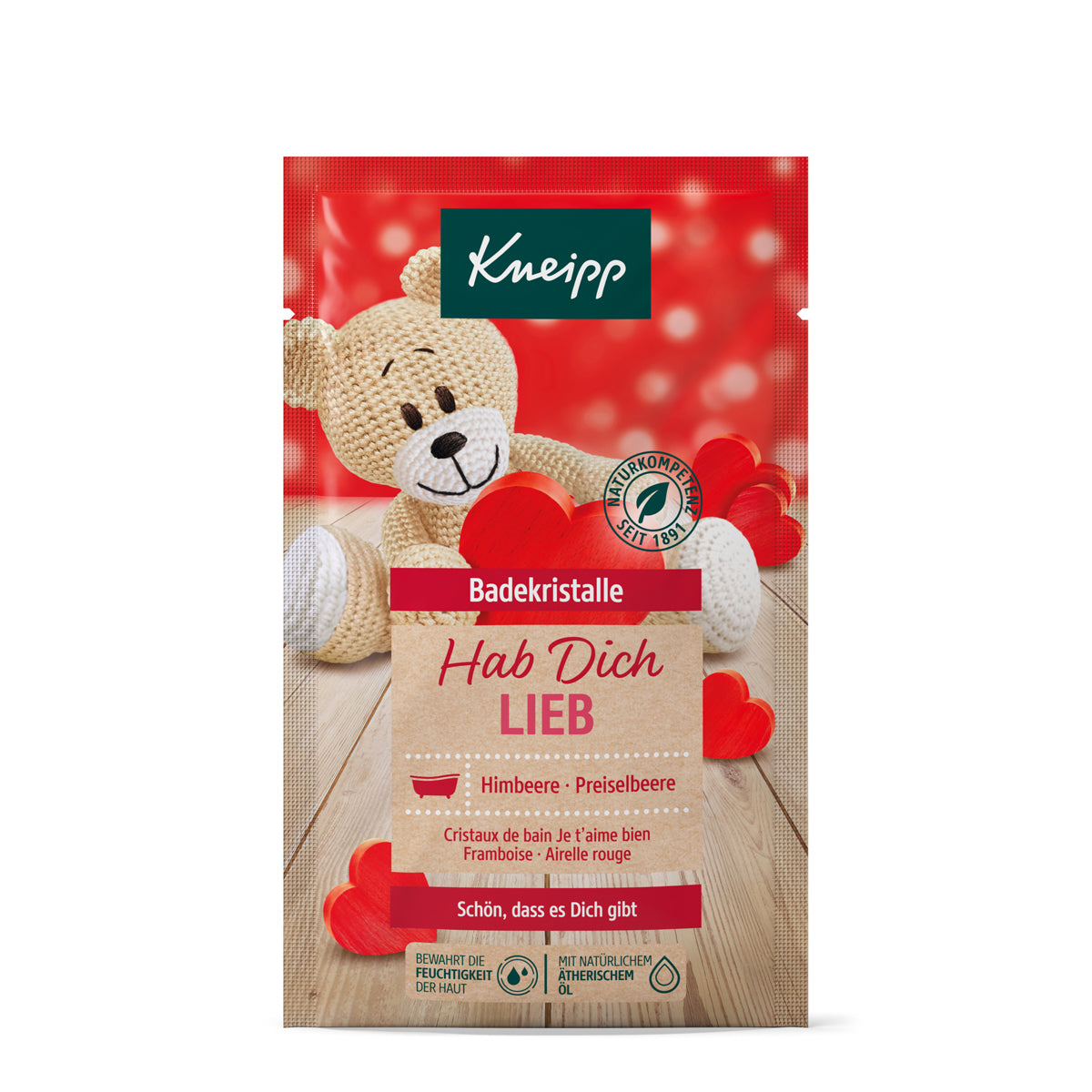 Kneipp I Love You Entspannendes Badesalz 60 g – Sanfte Pflege für Körper & Geist