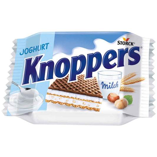 Knoppers Joghurt einzeln verpackte Waffelschnitte - Candyshop.ch
