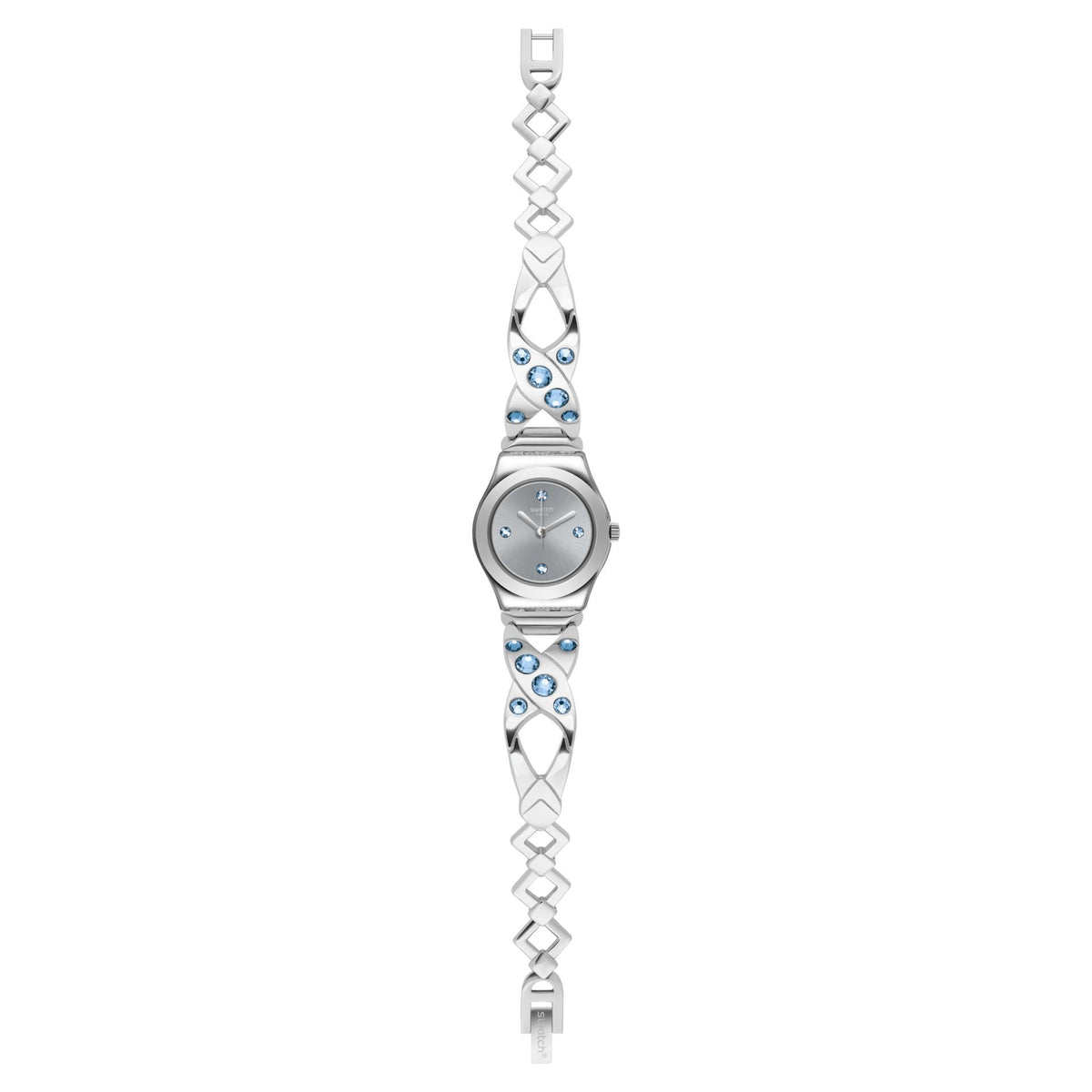 Swatch Irony Lady Silver Hug YSS332G Damenuhr Silber 25 mm