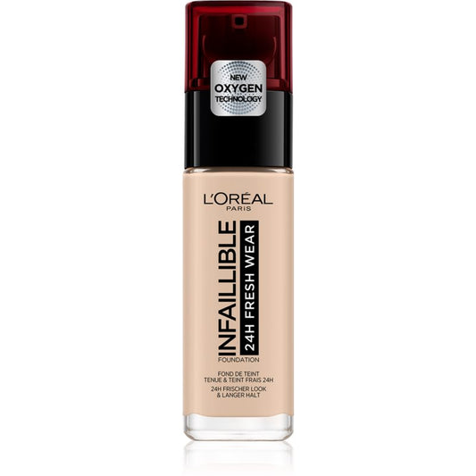 L`Oreal Paris L'Oreal Paris, Infaillible 24H Matte, Hydratisierend, Flüssige Grundierung, 140, Goldbeige, SPF 25, 30 ml Regul