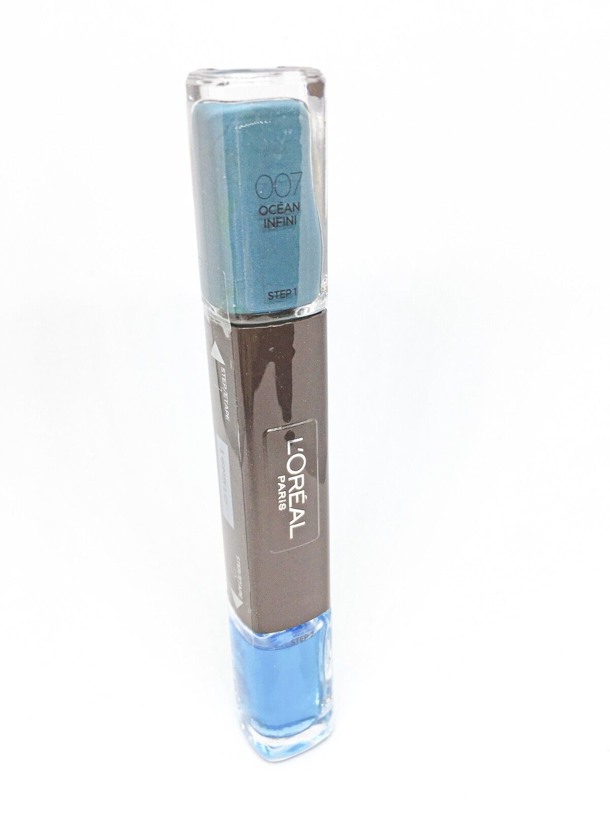 L`Oreal Paris L'Oreal Paris, Infallible, Nagellack 2-in-1, 007, Ozean Unendlich, 2 x, 5 ml Regular