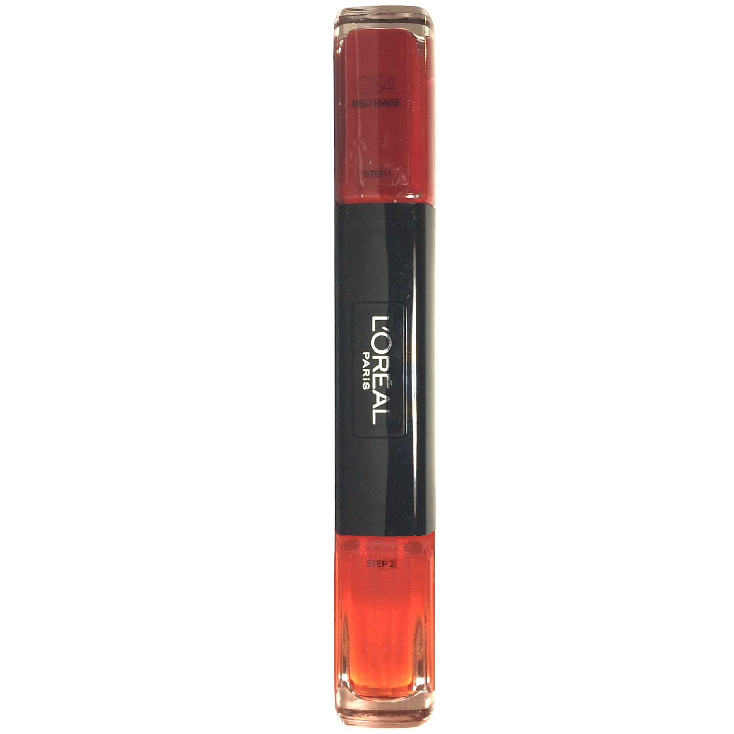 L'Oreal Paris, Infallible, Nagellack 2-in-1, 034, Rote Wut, 2 x, 5 ml