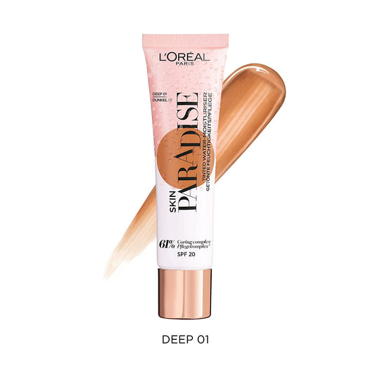 L`Oreal Paris L'Oreal Paris, Skin Paradise, Aloe Vera, Hydratisierend, Wassercreme, Für das Gesicht, SPF 20, 01, Tief, 30 ml 