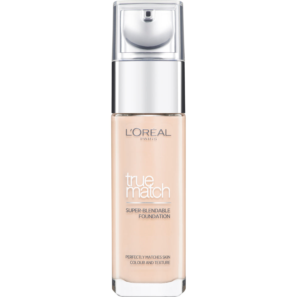 L`Oreal Paris L'Oreal Paris, True Match, Natürliches Finish, Flüssige Grundierung, 2.R/2.C, Rose Vanille, LSF 17, 30 ml Regul