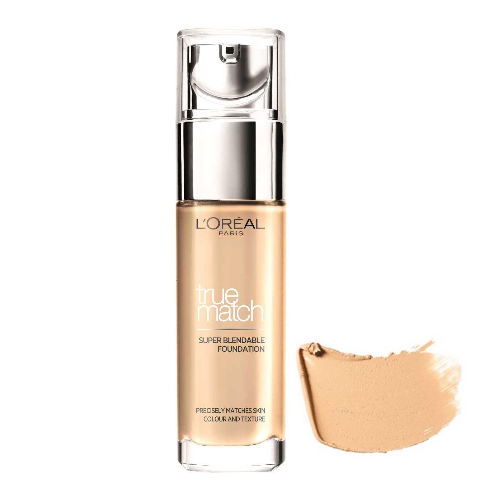 L`Oreal Paris L'Oreal Paris, True Match, Hyaluronsäure, Natürliches Finish, Flüssige Grundierung, 5.N, Sable Sand, LSF 17, 30