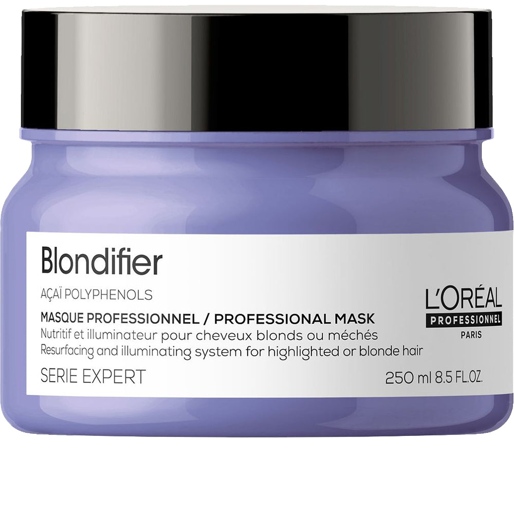 L`Oreal Professionnel L'Oreal Professionnel, Serie Expert Blondifier, Acai-Polyphenole, Haarbehandlungs-Crememaske, Neubeschi