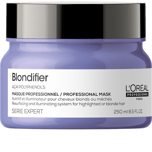 L`Oreal Professionnel L'Oreal Professionnel, Serie Expert Blondifier, Acai-Polyphenole, Haarbehandlungs-Crememaske, Neubeschi