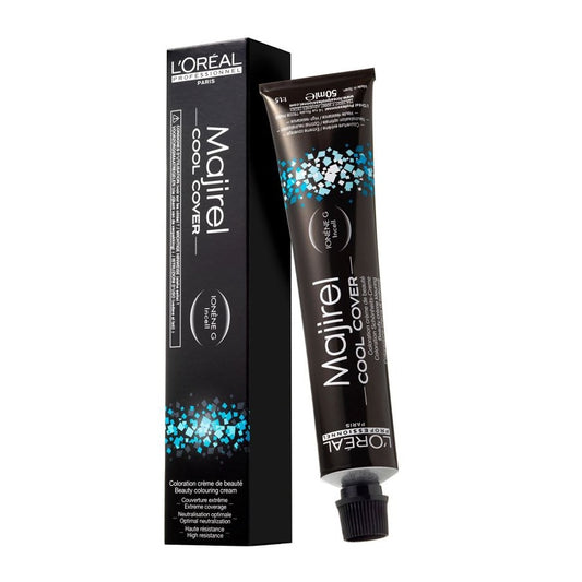 L`Oreal Professionnel L'Oreal Professionnel, Majirel Cool-Cover, Permanente Haarfarbe, 7.17 Ash Metallic Blonde, 50 ml Regula