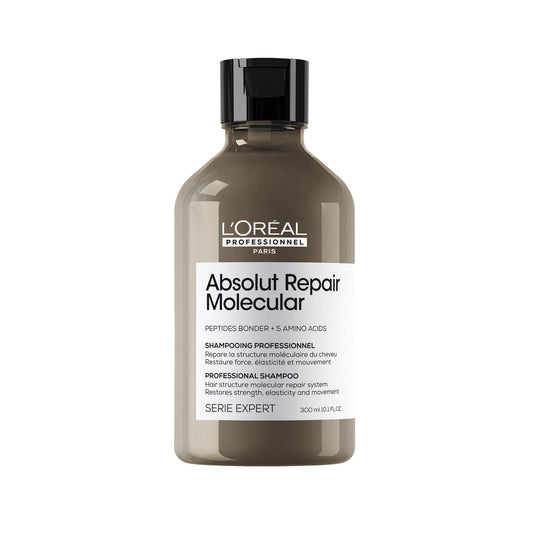 L`Oreal Professionnel L'Oreal Professionnel, Serie Expert Absolut Repair Molecular, Haarshampoo, Reparatur, 300 ml Regular
