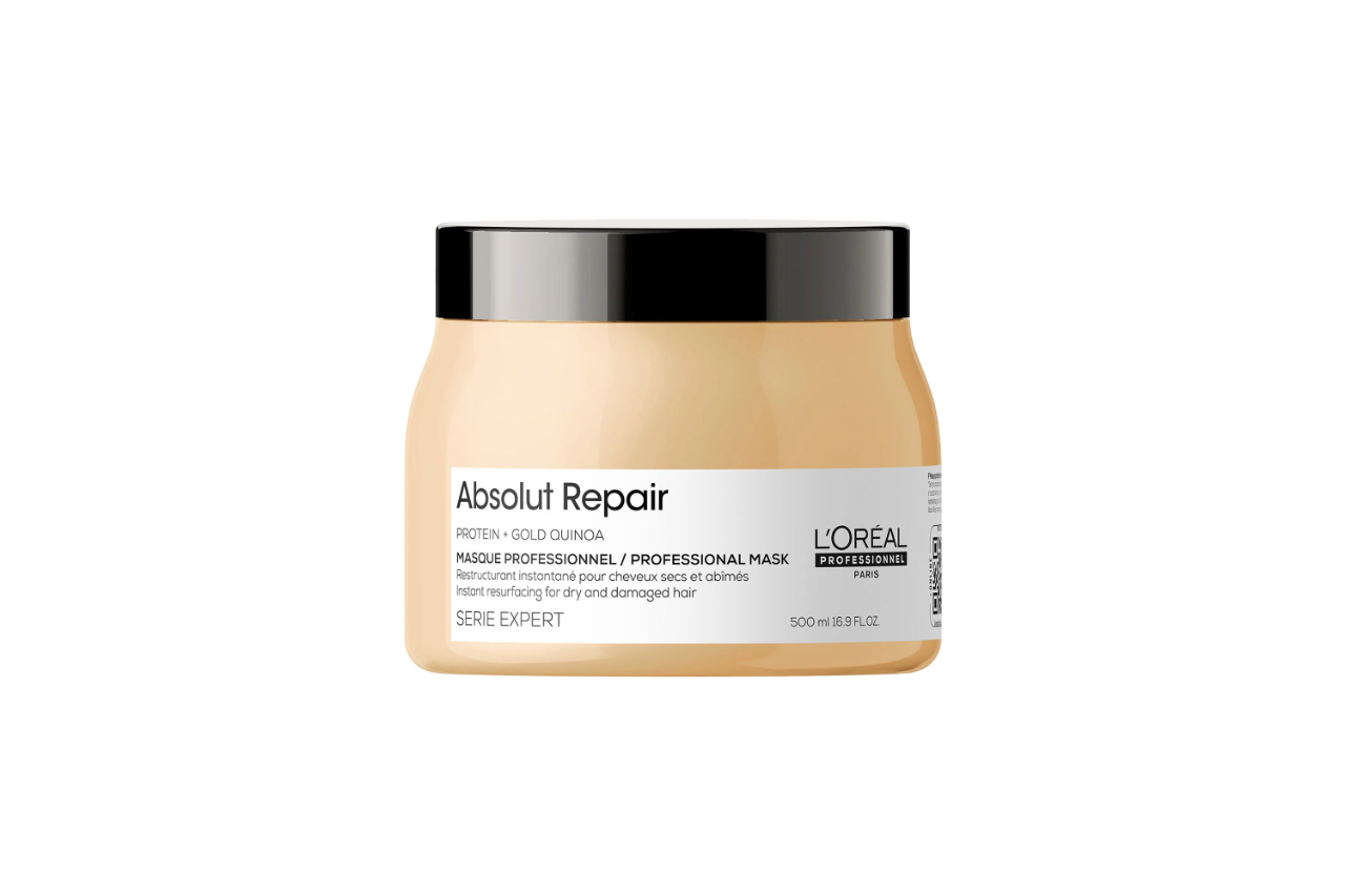 L`Oreal Professionnel L'Oreal Professionnel, Serie Expert Absolut Repair, Protein + Gold Quinoa, Haarbehandlungs-Crememaske, 