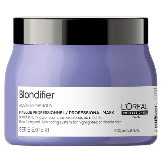L`Oreal Professionnel L'Oreal Professionnel, Serie Expert Blondifier, Acai-Polyphenole, Haarbehandlungs-Crememaske, Neubeschi