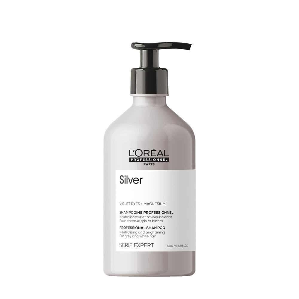 L`Oreal Professionnel L'Oreal Professionnel, Serie Expert Silver, Haarshampoo, Neutralisierend & Aufhellend, 500 ml Regular