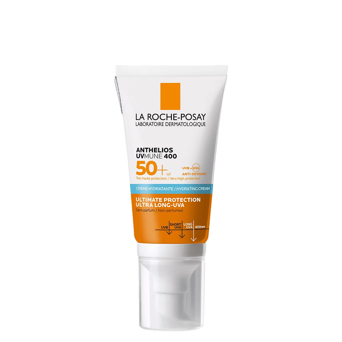 La Roche-Posay La Roche-Posay, Anthelios UVMune 400, Hydratisierend, Sahne, Gesicht, SPF 50+, 50 ml Regular